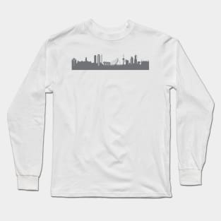 Rotterdam in gray Long Sleeve T-Shirt